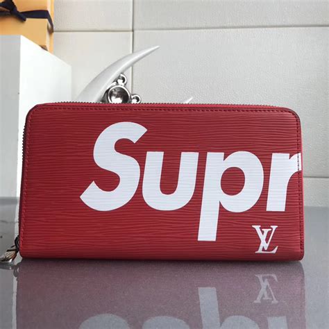 supreme x Louis Vuitton wallet